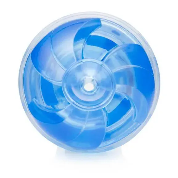 10-inch Fleshlight Blue Stretchy Masturbator with Sheath Opening