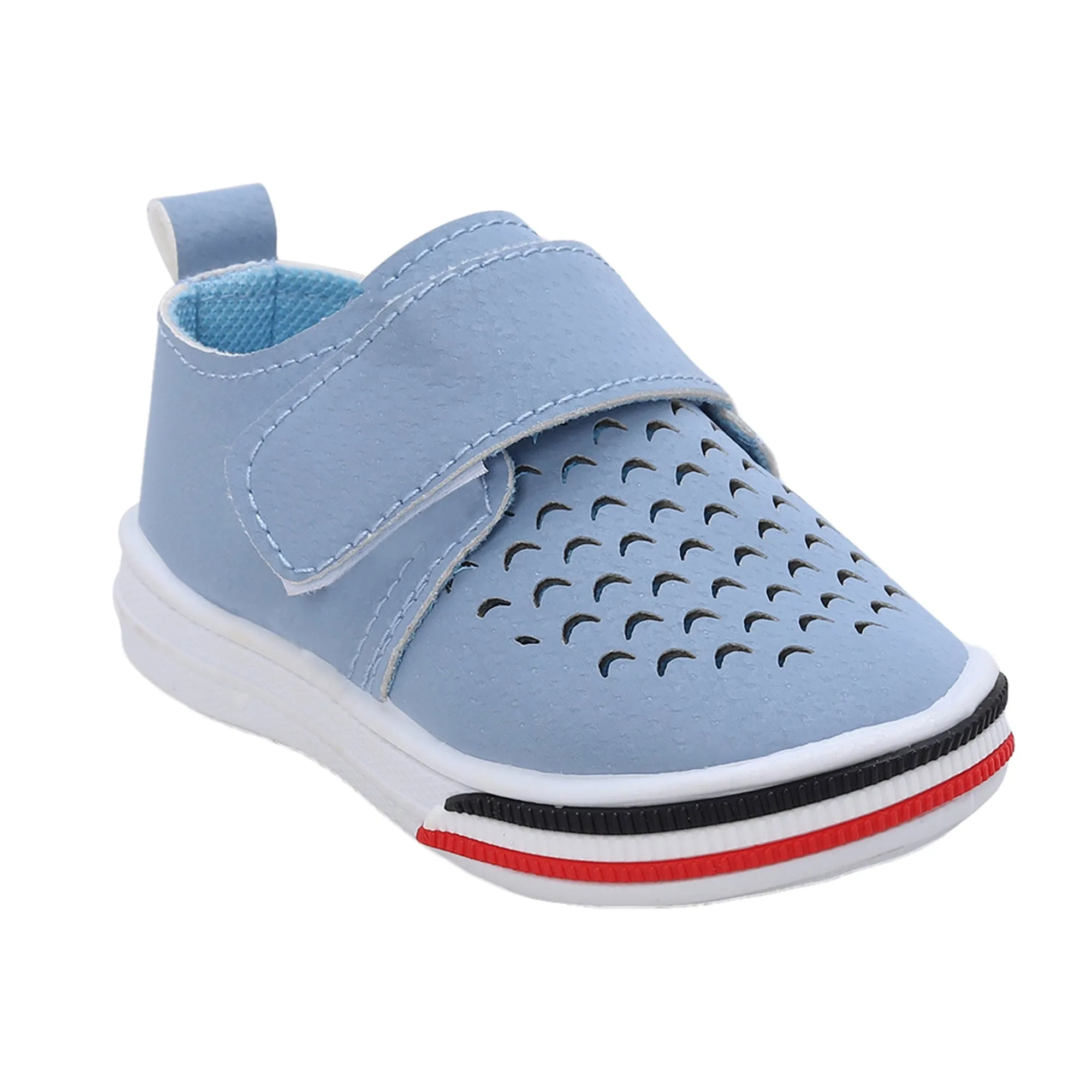 Baby Moo Breathable Velcro Strap Anti-Skid Chu Chu Sound Sneakers - Blue