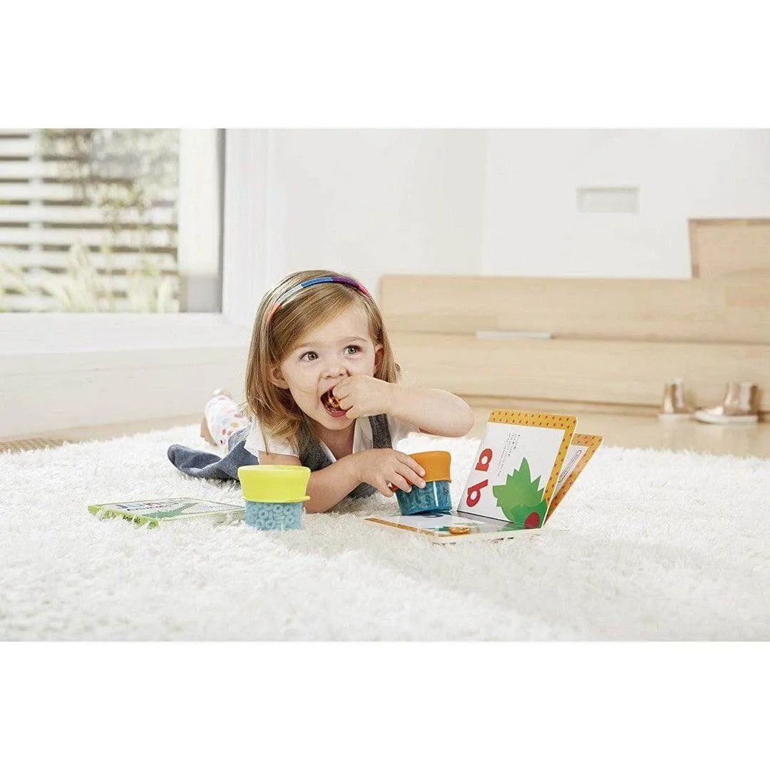 Boon Yellow & Orange Snug Snack Cup || 3months to 12months