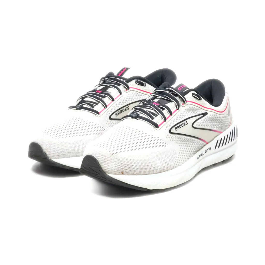 Brooks Ariel Gts 23 Sport Shoes Fabric Grey Colour For Men