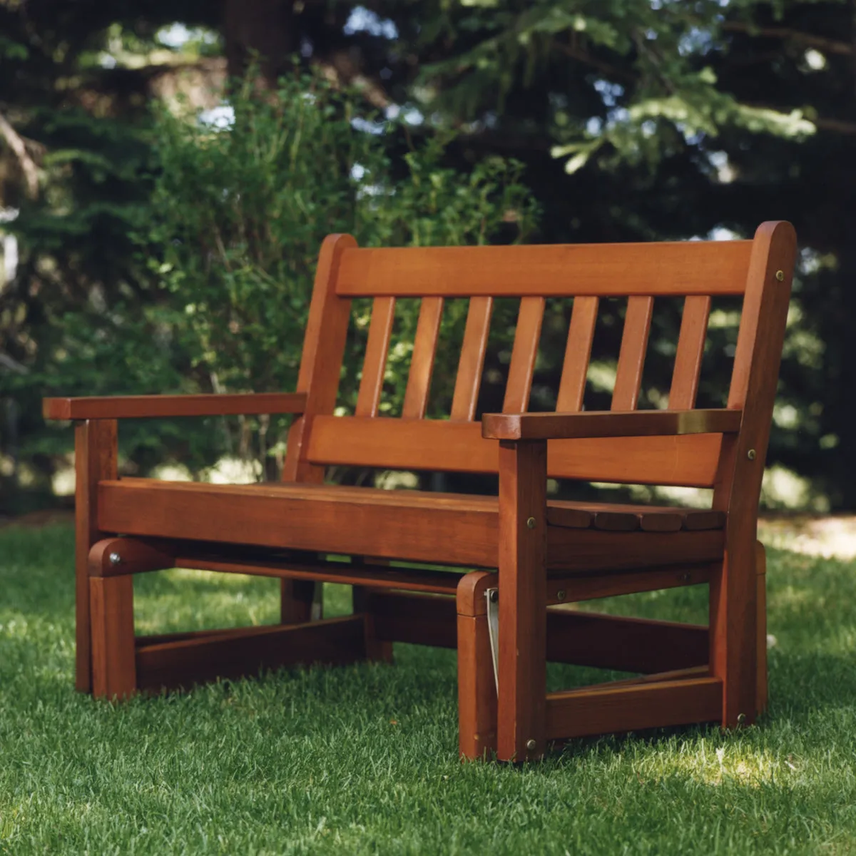 Cedar Glider - Handcrafted In Canada With Rot Resistant, Untreated, Western Red Cedar.