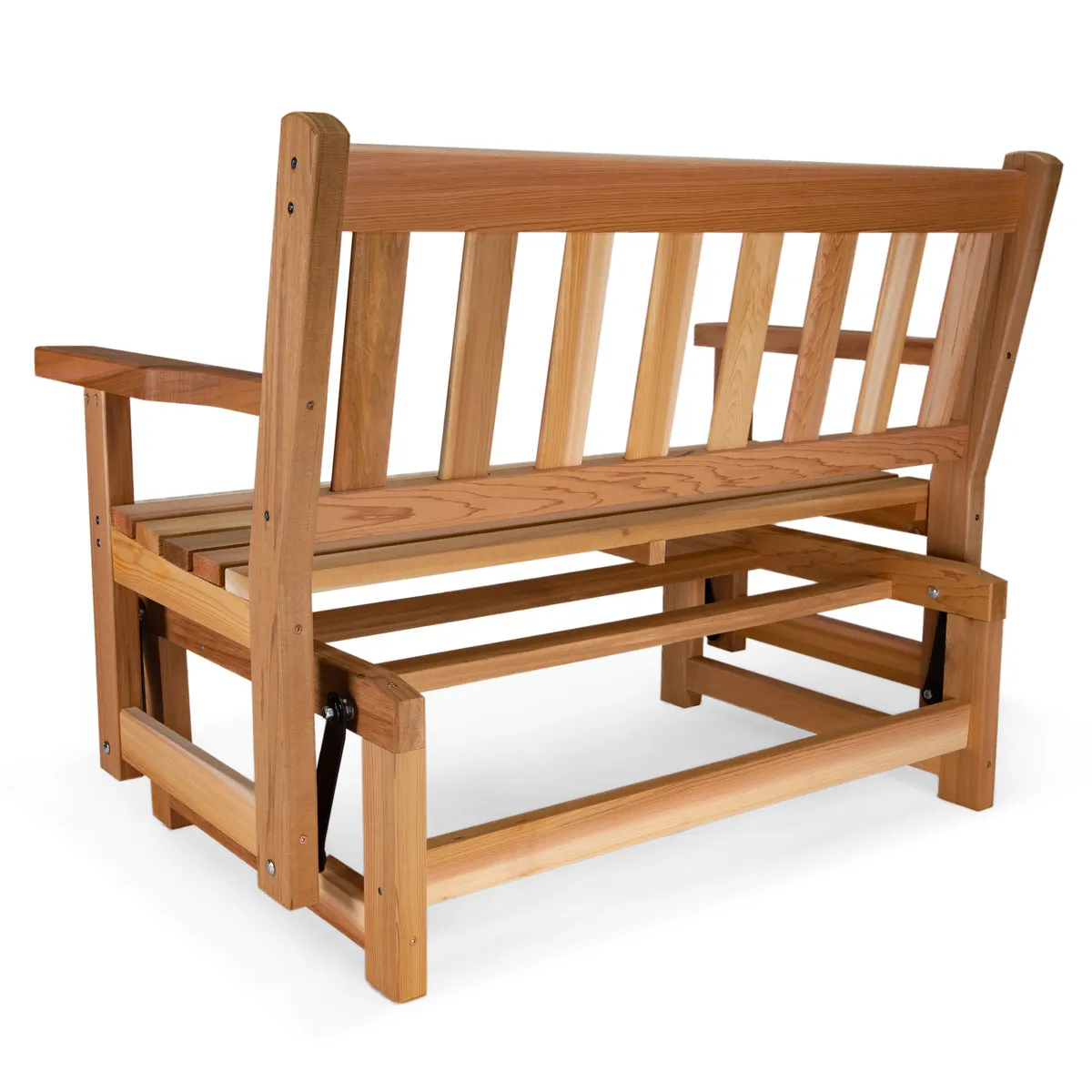 Cedar Glider - Handcrafted In Canada With Rot Resistant, Untreated, Western Red Cedar.