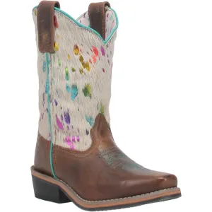 Dan Post Rainbow Hair Leather Children's Boots