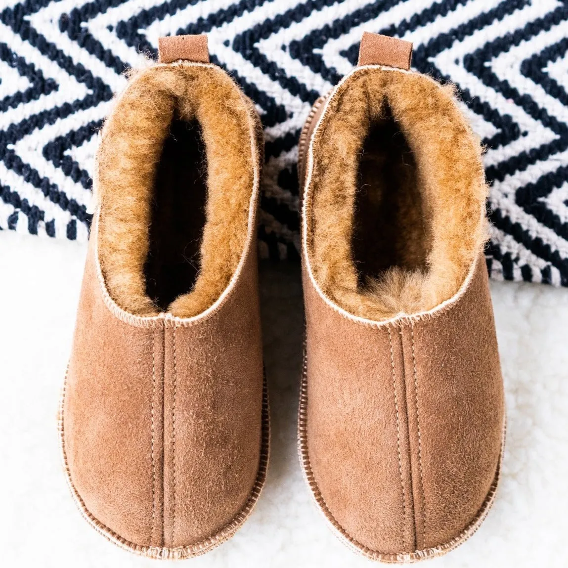 GRYFF Childrens Sheepskin Slippers