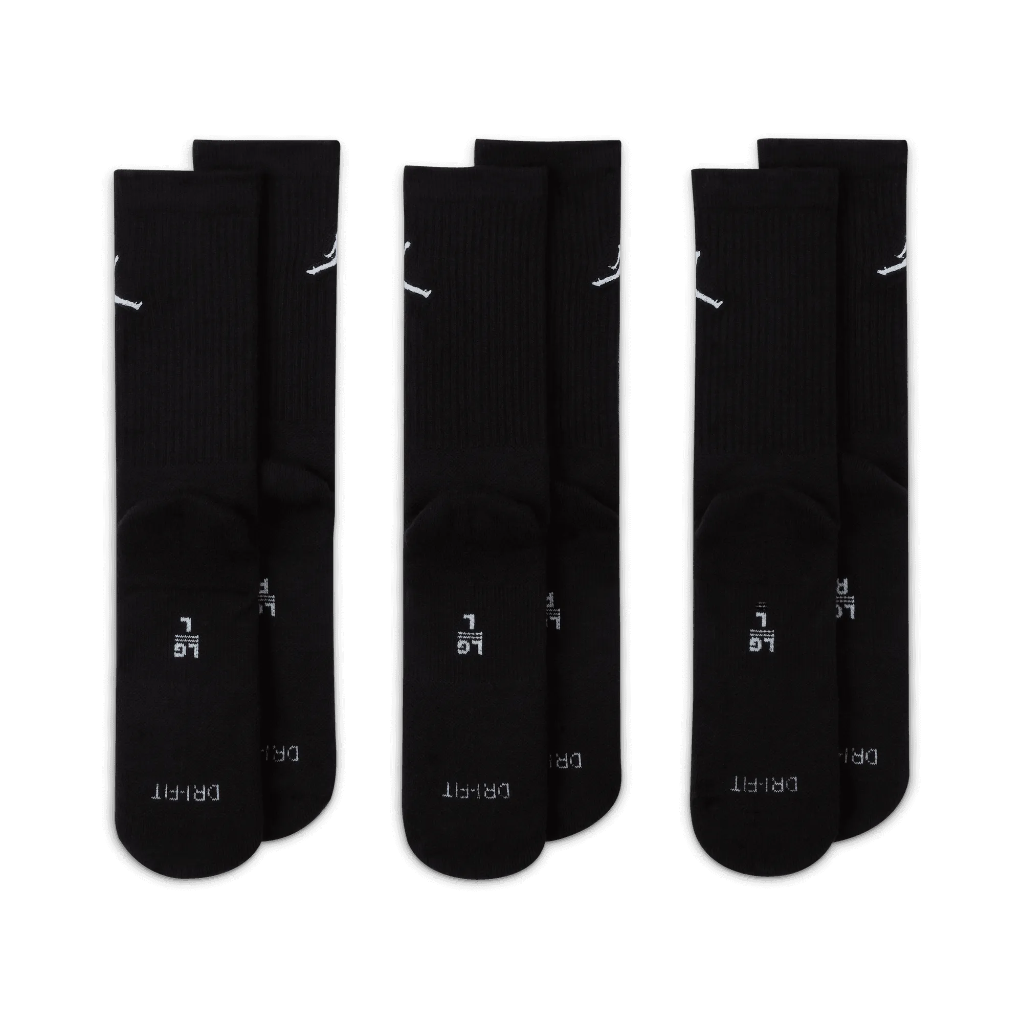 Jordan Everyday Max Unisex Crew Socks (3 Pack) SX5545-013