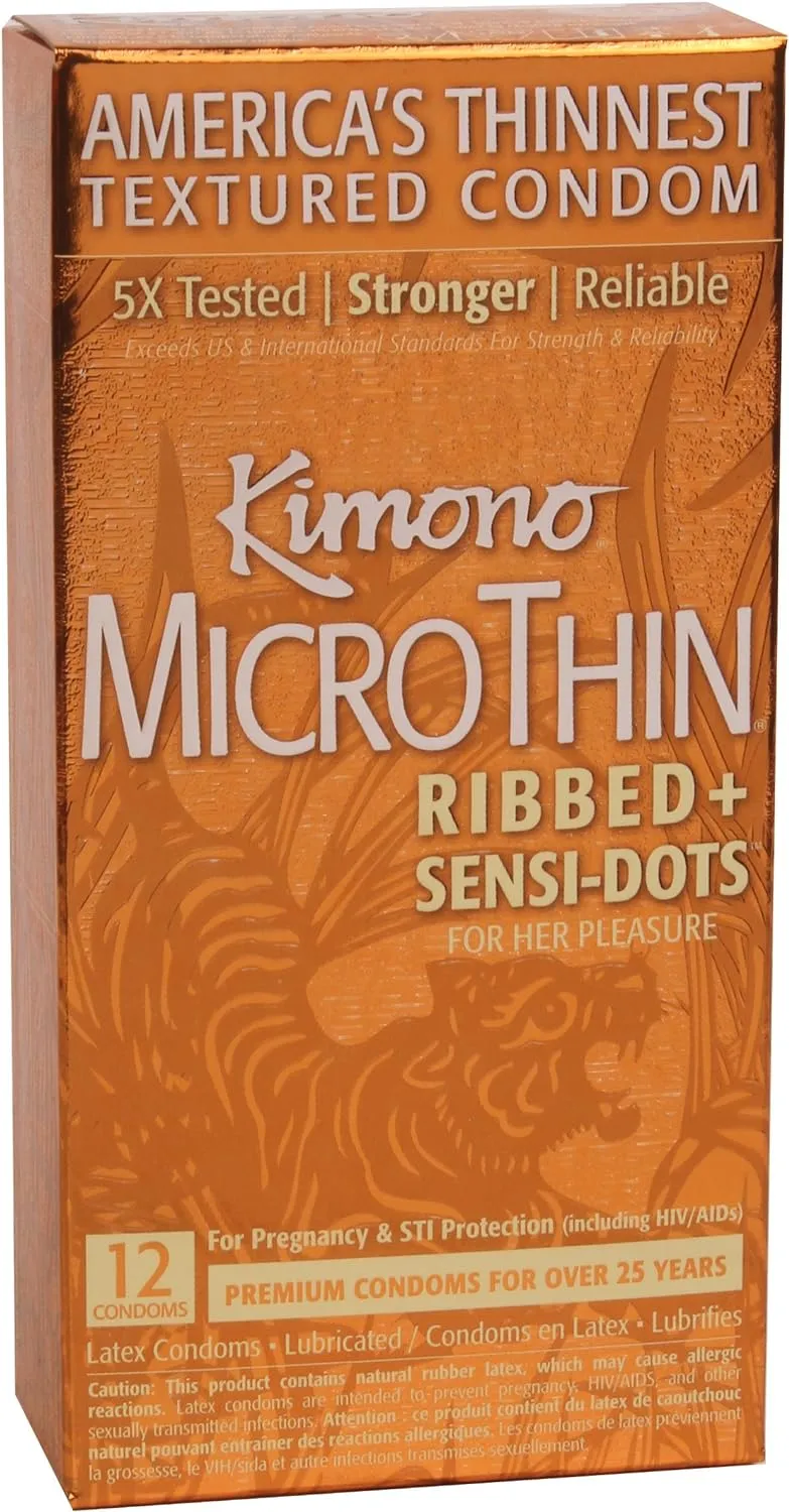 Kimono Microthin Ribbed   SensiDots