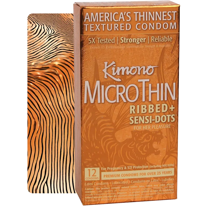 Kimono Microthin Ribbed   SensiDots