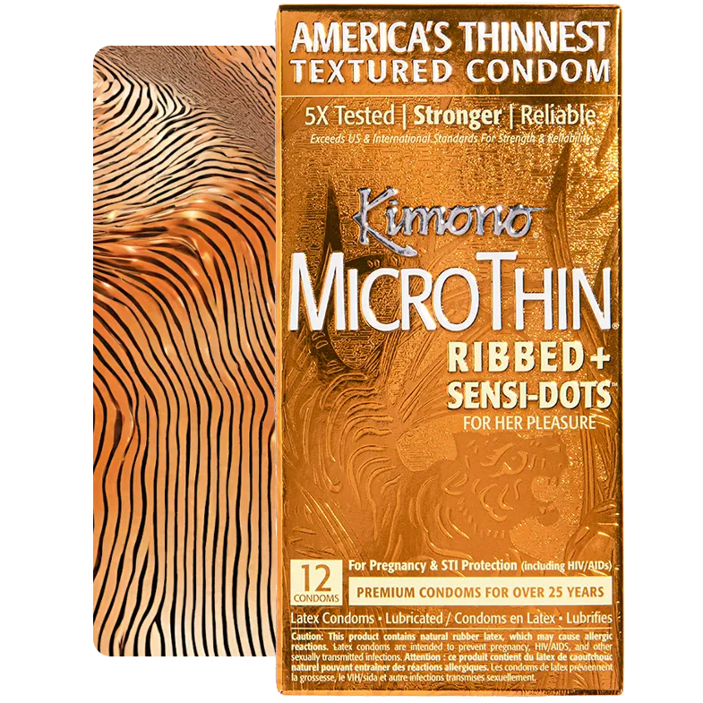 Kimono Microthin Ribbed   SensiDots