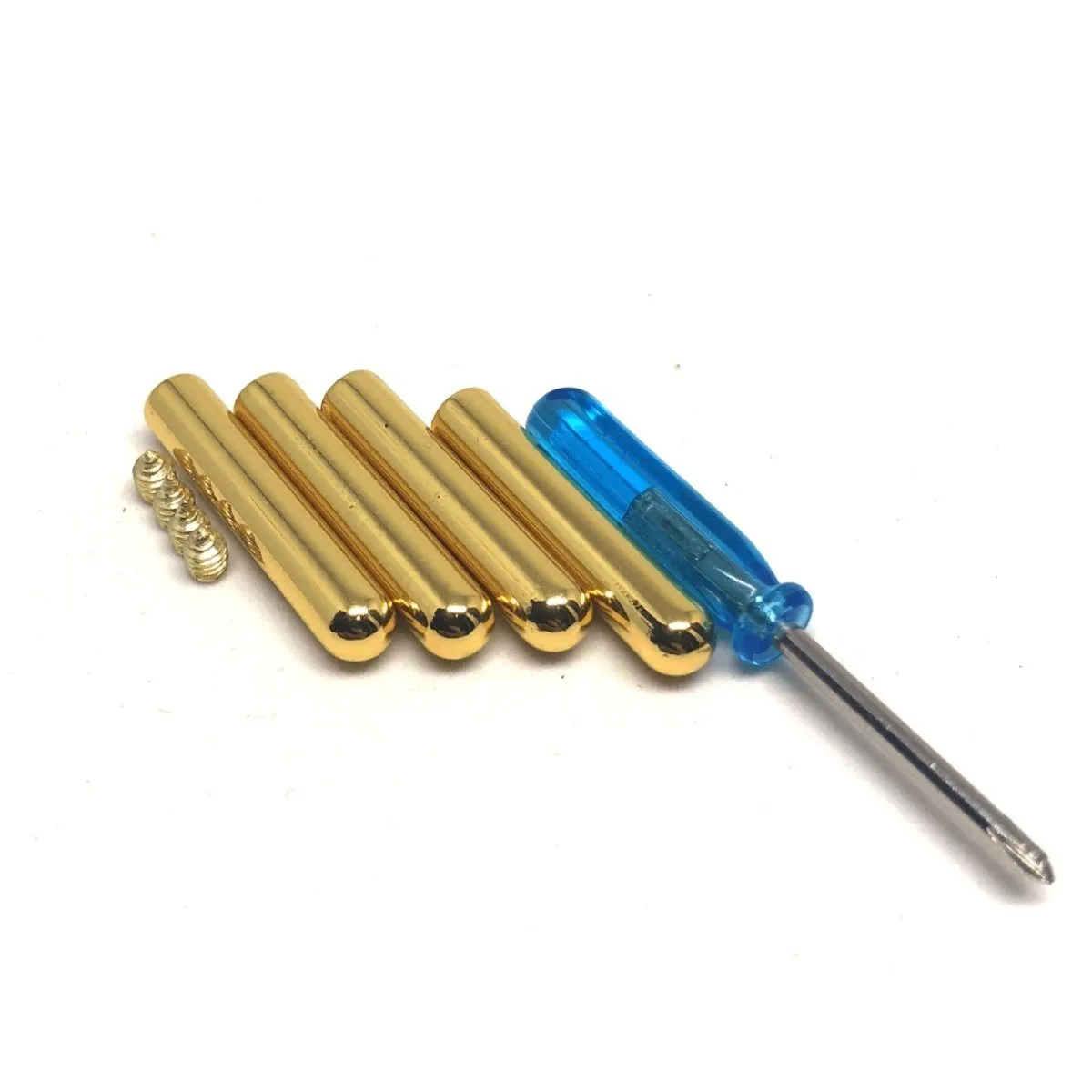 Metal Aglets Removable Tips - White