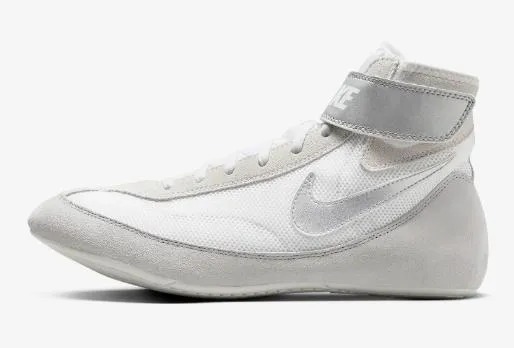 NIKE SPEEDSWEEP VII WRESTLING SHOES BOXING BOOTS US 8-11 White Metallic Silver