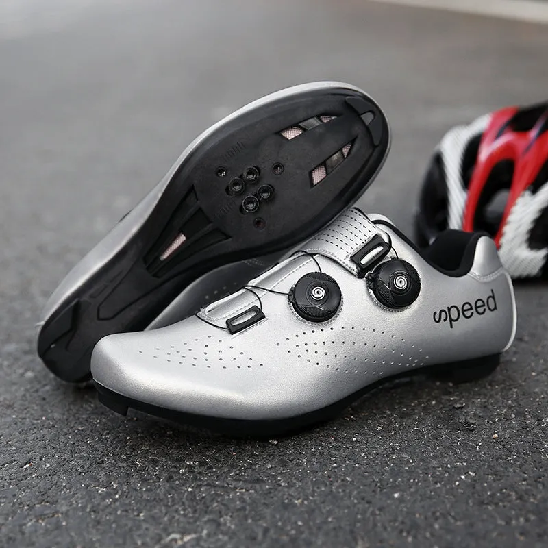 Nylon Anti-Slip Cushioning Reflective Road Cycling Shoes