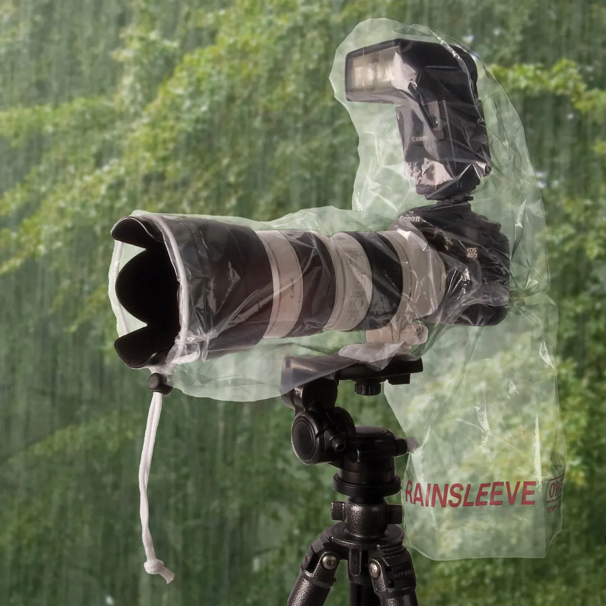 OP/TECH USA 9001142 Rainsleeve - Flash, 2-Pack (Clear)