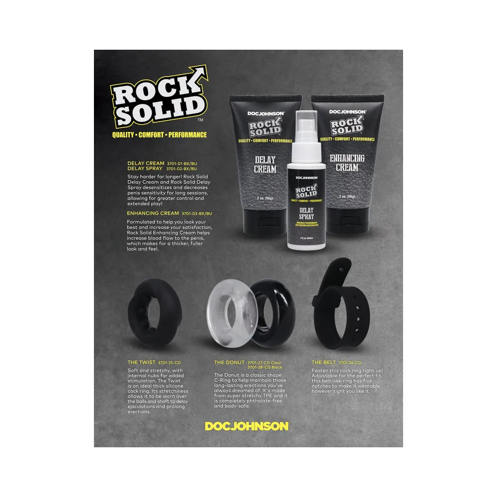 Rock Solid Radial Black C Ring in a Clamshell