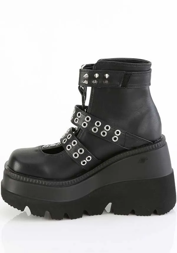 SHAKER-62 [Black] | PLATFORM BOOTS [PREORDER]