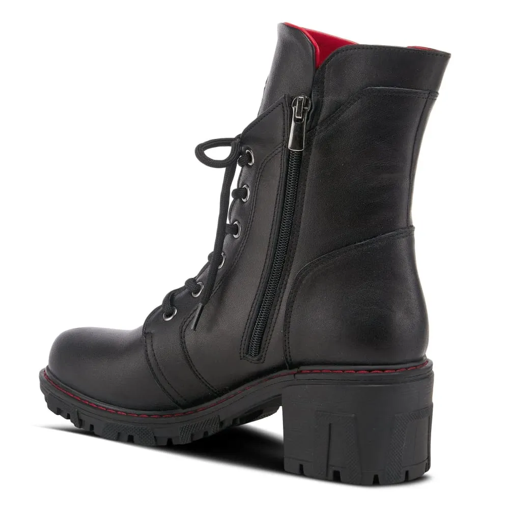 Spring Step Shoes Yoku Leather Floral Boots