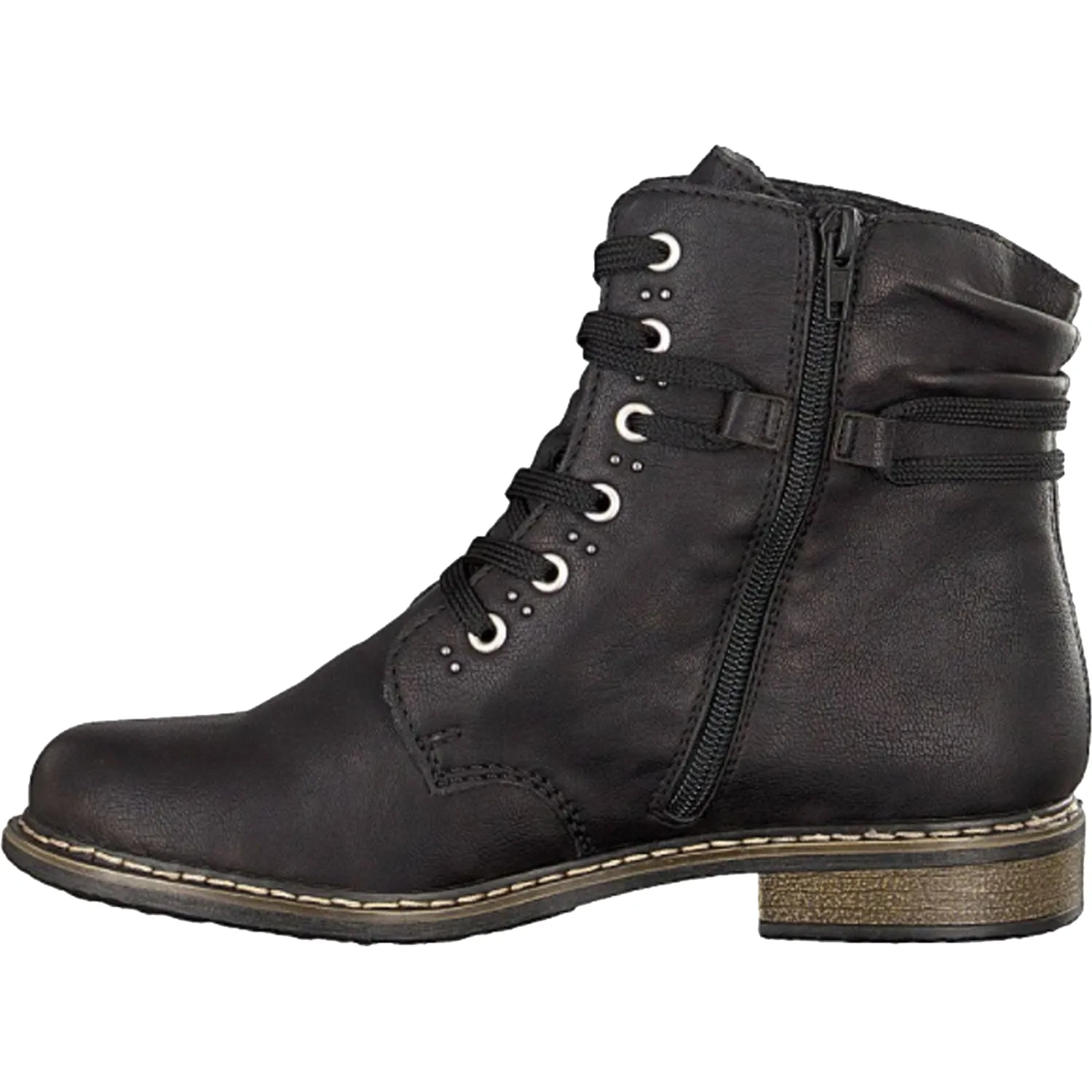 Women's Rieker 71218-00 Black Synthetic
