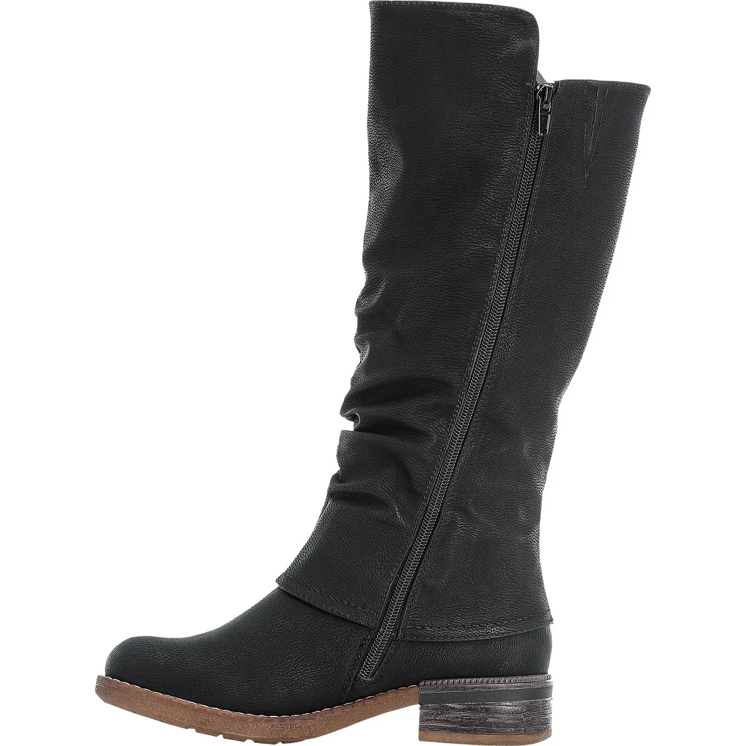 Women's Rieker 94652-00 Fabrizia Black Synthetic