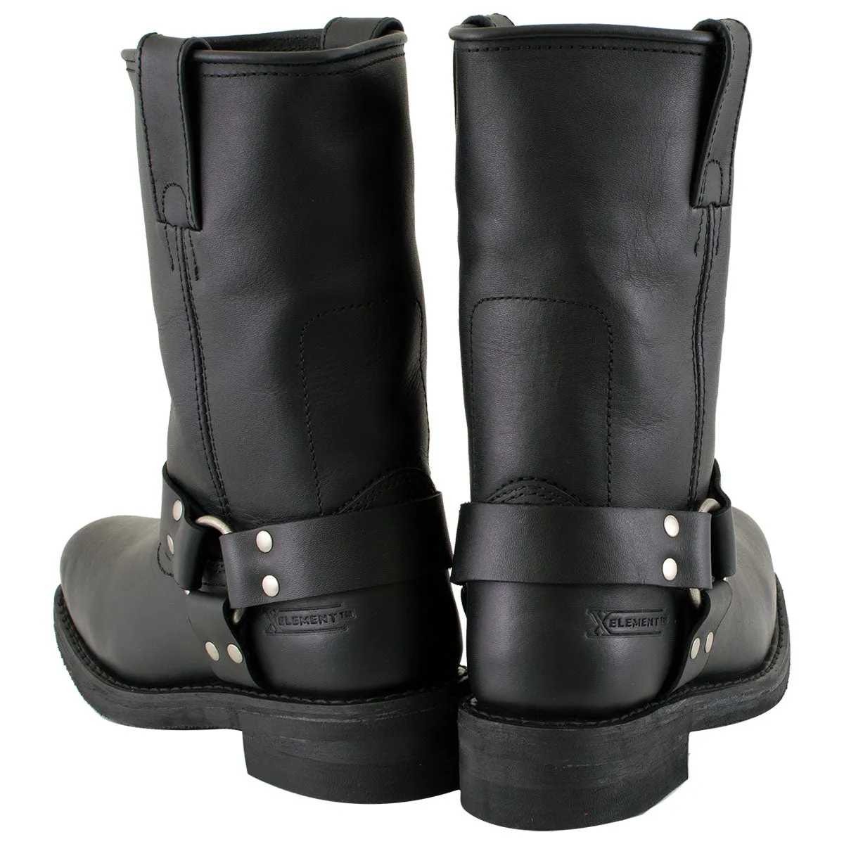 Xelement 2442 Women's Black Classic Full Grain Leather Harness