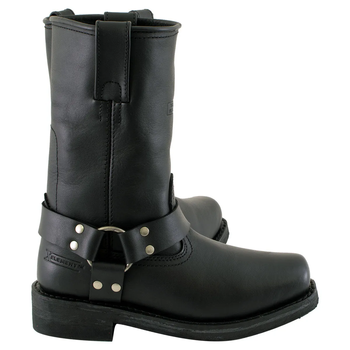 Xelement 2442 Women's Black Classic Full Grain Leather Harness
