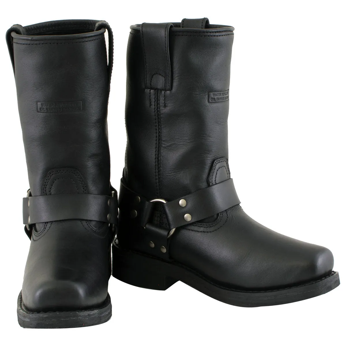 Xelement 2442 Women's Black Classic Full Grain Leather Harness