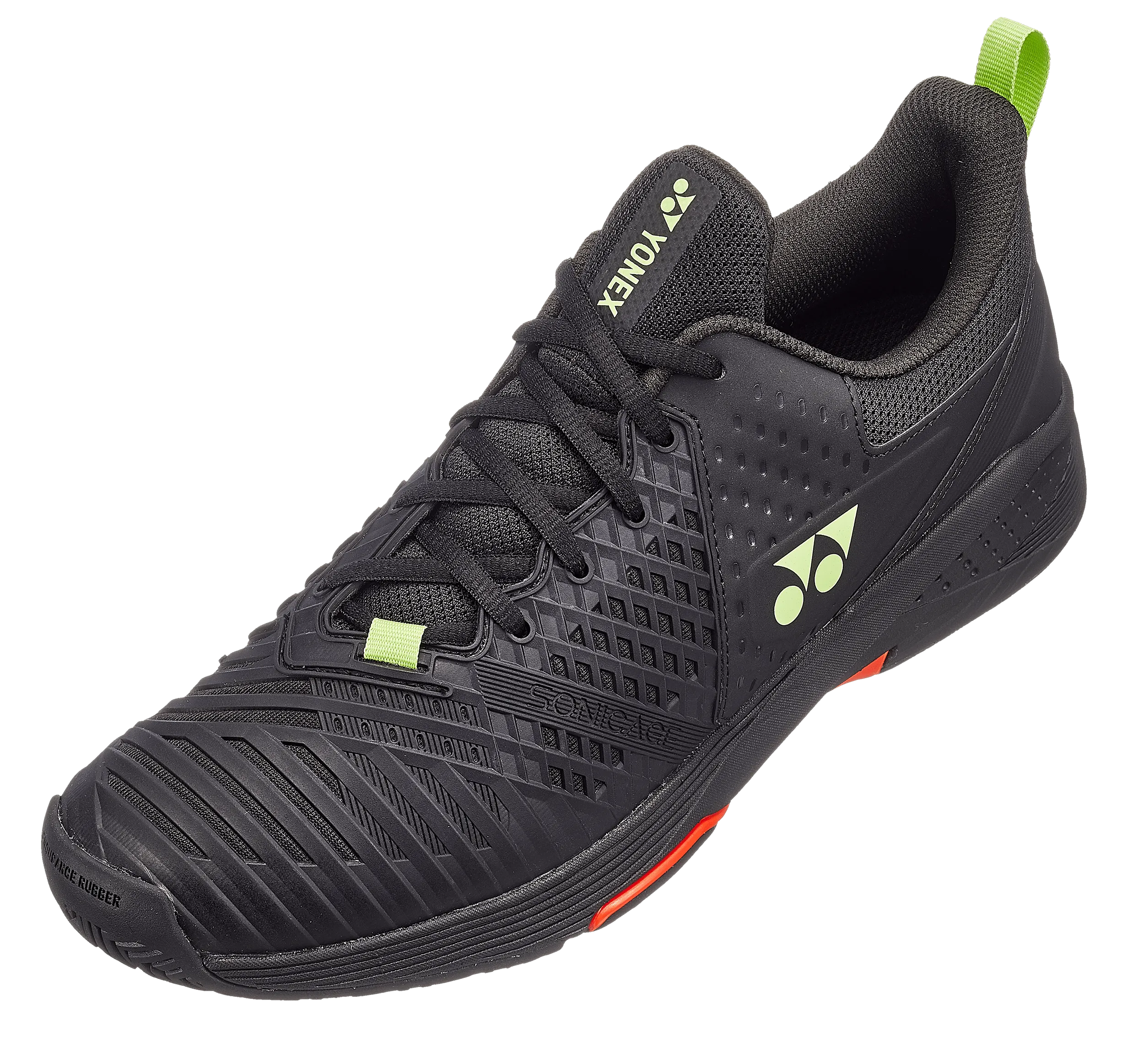 Yonex Power Cushion Sonicage 3 Men's Tennis All Court Shoe Black-Lime